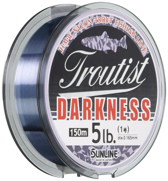 Sunline 尼龍線 Troutist Darkness Hg 150M 1 號 5Lb