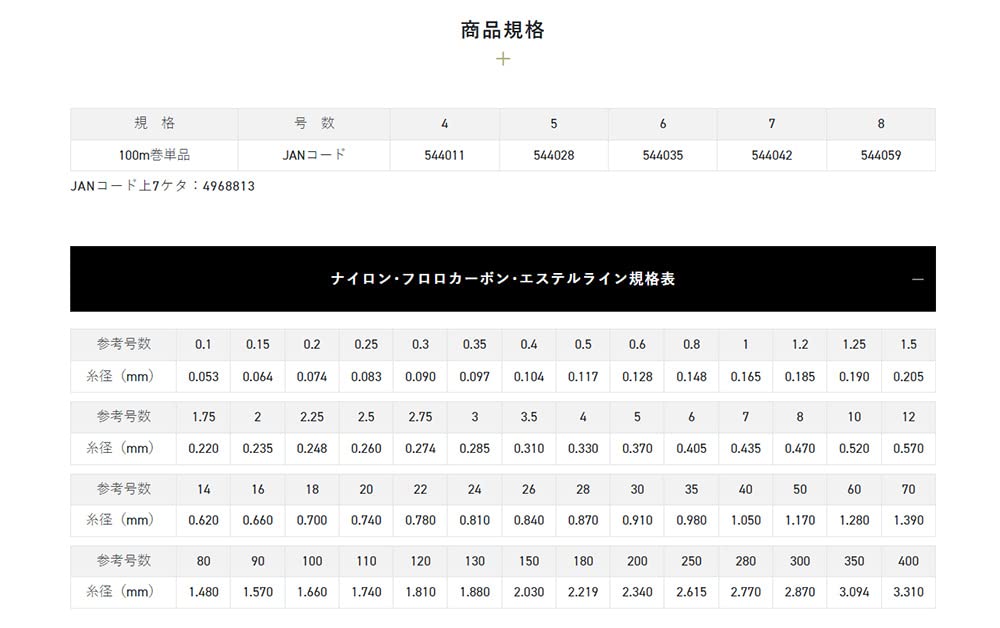 Sunline 远洋钓鱼线 100M 4 号 耐用可靠