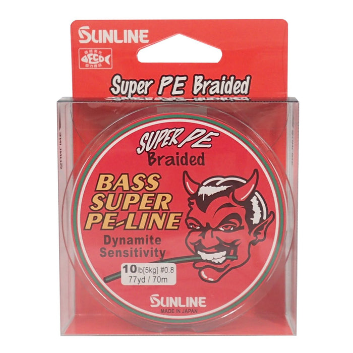 Sunline Pe Line Bass Super 70M 0.8 10Lb Deep Green Fishing Line