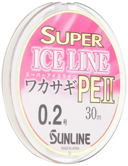 Sunline Super Ice Line Smelt Pe Ii 30M 0.2mm – 耐用的冰釣線