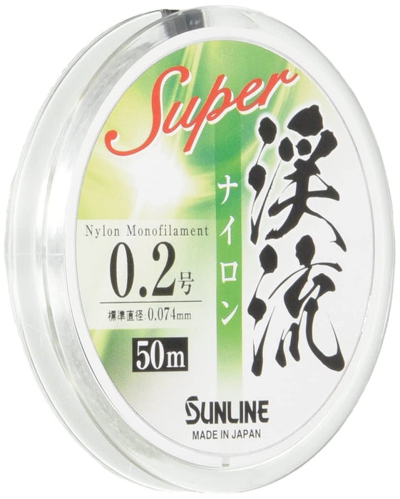 Sunline Super Stream 尼龍釣線 50M 0.2 透明