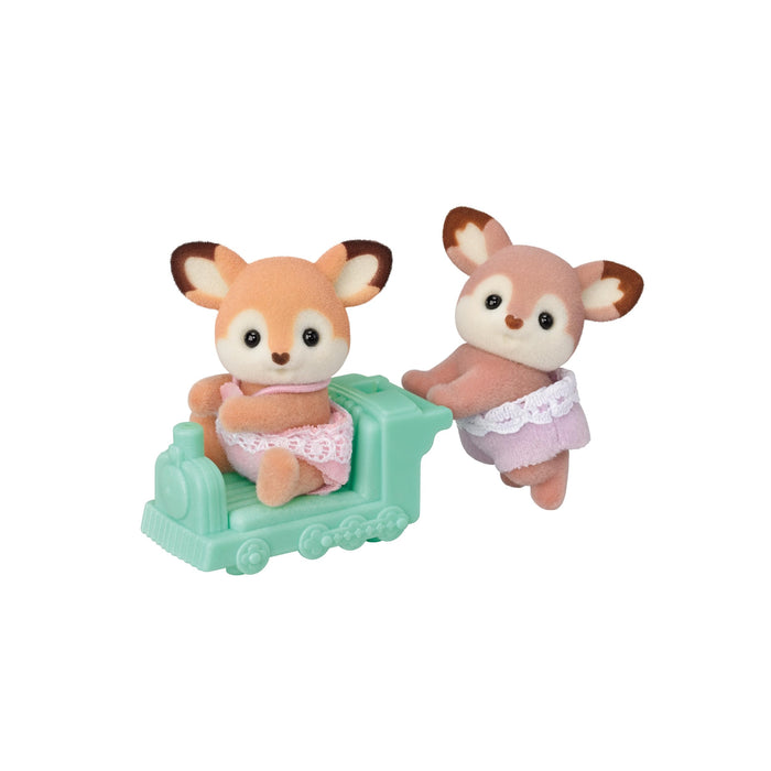 Epoch Sylvanian Families 鹿雙胞胎娃娃玩具 C-71 - 經過認證，適合 3 歲及以上兒童