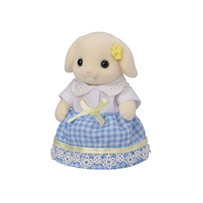 Epoch Sylvanian Families Flora Rabbit Family Dollhouse Toy FS-50 Certified for Ages 3+