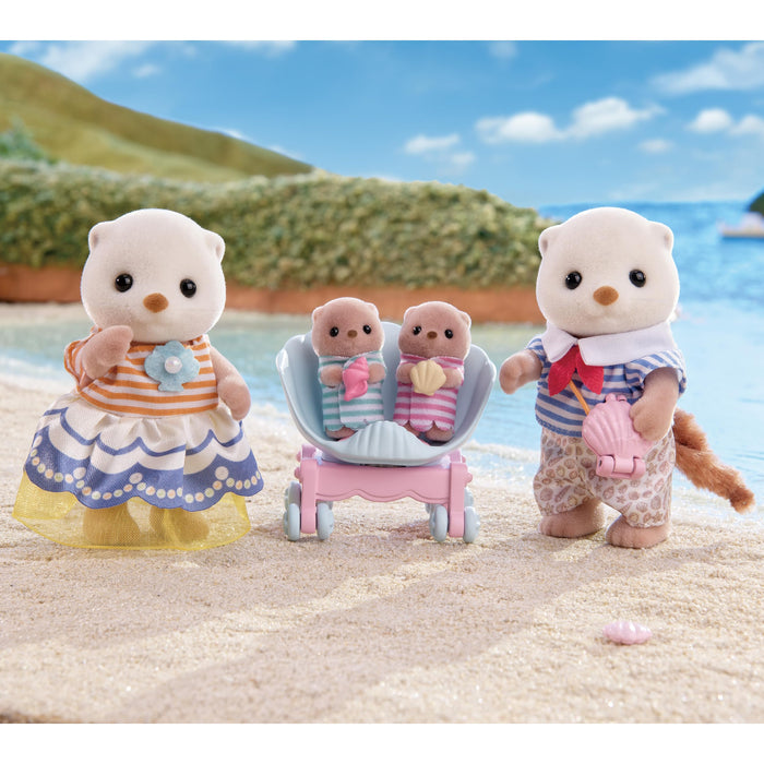 Epoch Sylvanian Families Sea Otter Dollhouse Toy for 3 Years and Older FS-54