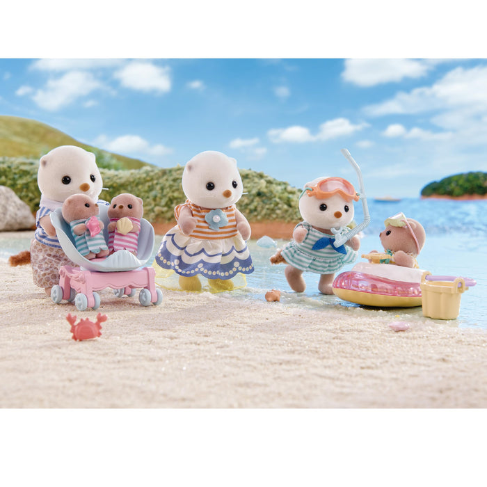 Epoch Sylvanian Families 海獭娃娃屋玩具适合 3 岁及以上儿童 FS-54