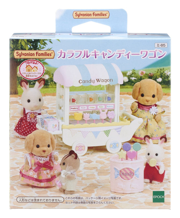 Epoch Sylvanian Families 彩色糖果车玩具娃娃屋 Mi-85 St Mark 适合 3 岁以上儿童