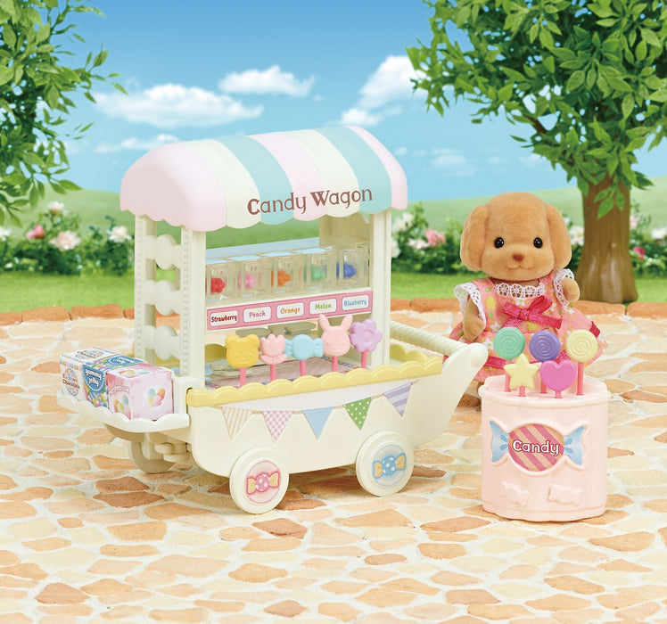 Epoch Sylvanian Families 彩色糖果车玩具娃娃屋 Mi-85 St Mark 适合 3 岁以上儿童