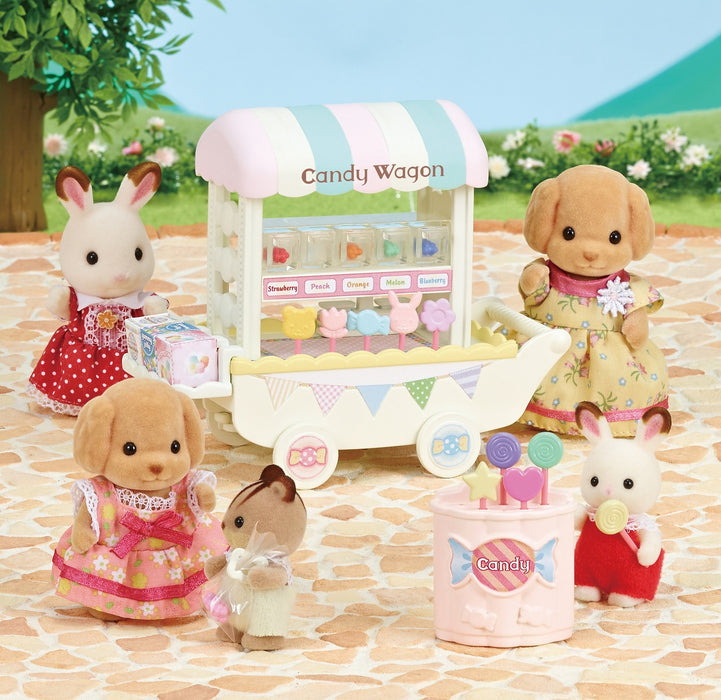 Epoch Sylvanian Families 彩色糖果车玩具娃娃屋 Mi-85 St Mark 适合 3 岁以上儿童