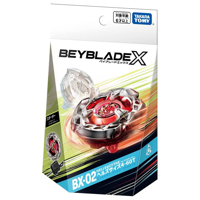 Takara Tomy Beyblade X Bx-02 Hell's Size 4-60T Starter