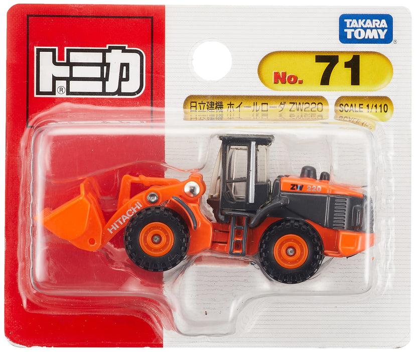 Takara Tomy Tomica 轮式装载机 Zw220 - No.071 日立建筑迷你汽车玩具，适合 3 岁以上人士