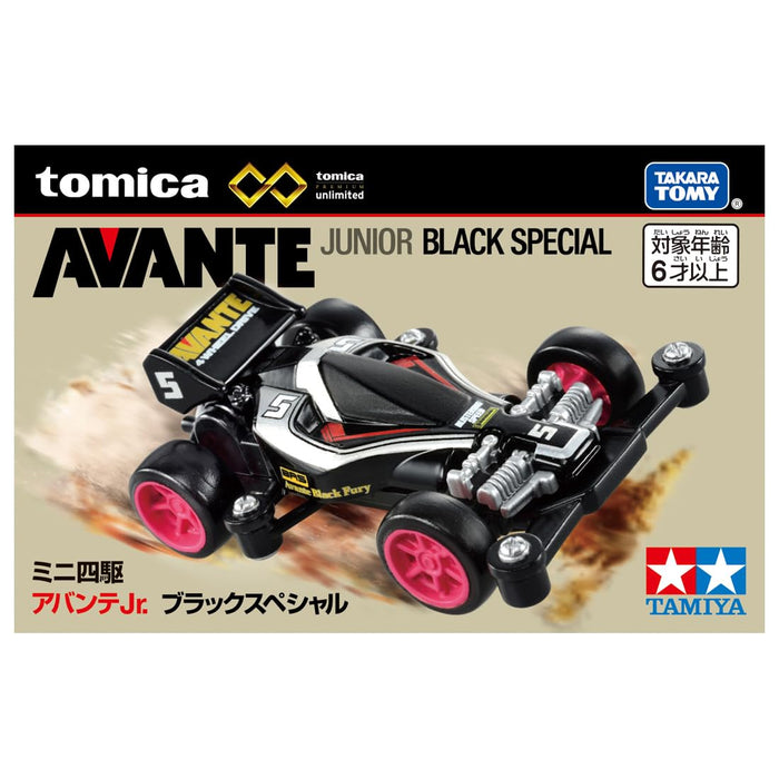 黑色 Takara Tomy 迷你 4WD Avante Jr. 高級汽車玩具，適合 6 歲以上兒童