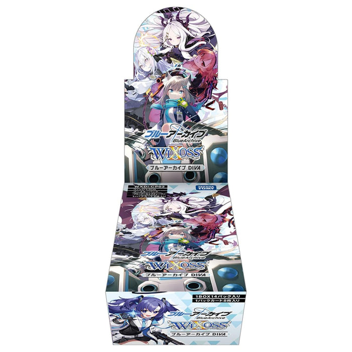 Takara Tomy Wixoss 蓝色档案 Diva 盒 Wxdi-Cp02 TCG 增强包