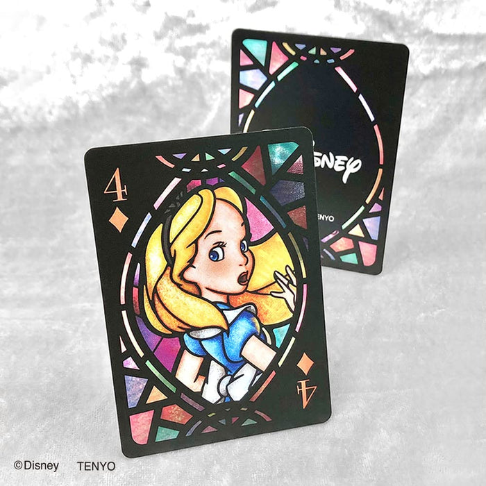 Tenyo Disney Character Playing Cards Stained Glass