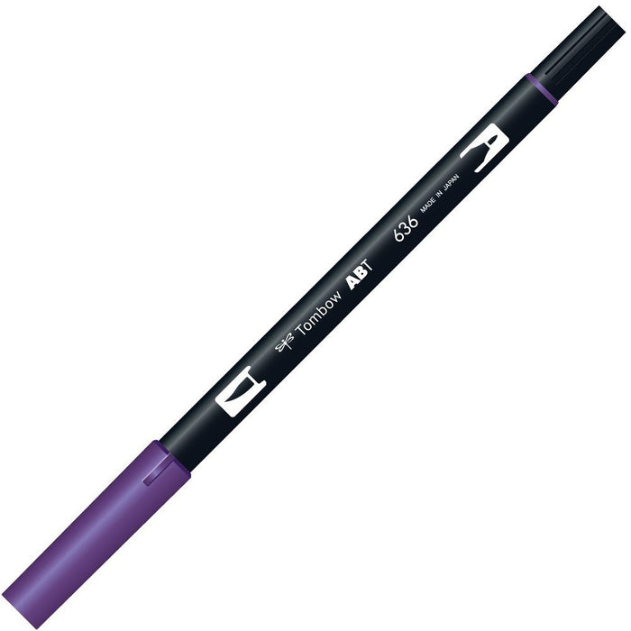 Tombow Imperial Purple 双头毛笔套装 - 6 支 AB-T636-6P