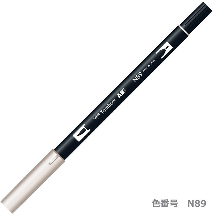 Tombow 双头毛笔 暖灰色 1 支装 - AB-TN89-6P