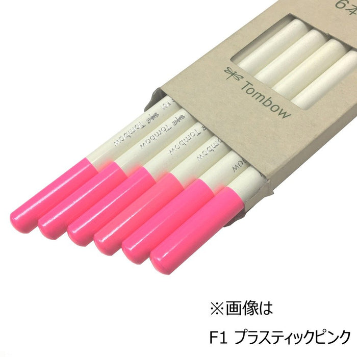 Tombow 6 件套淡紫色彩色铅笔套装 单色 Ci-Rp9-6P