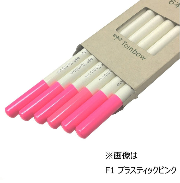 Tombow 6 件套 Ci-Rv3-6P 单色彩色铅笔套装