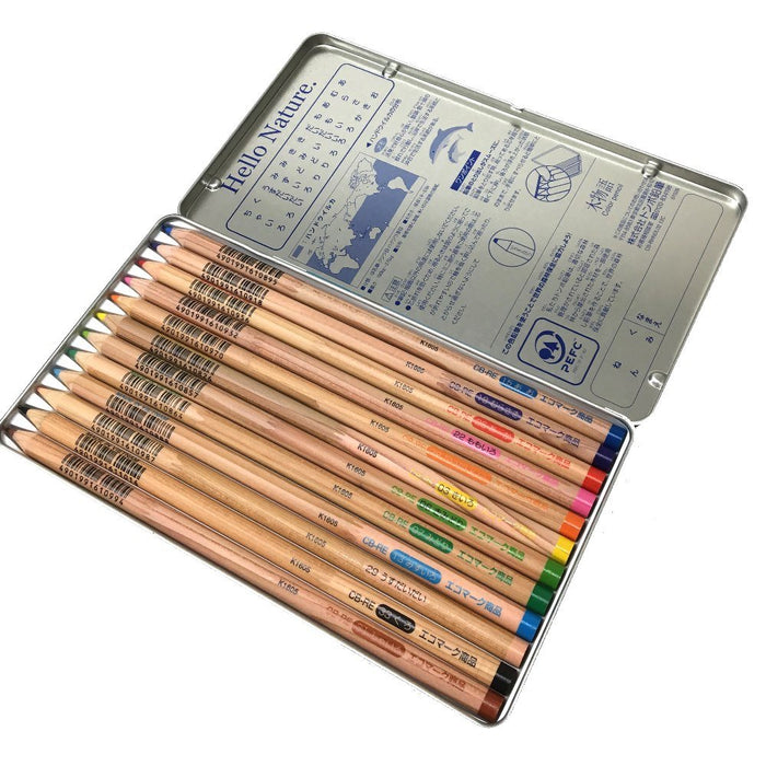 Tombow Hello Nature 12-Color Dolphin Series Colored Pencils Set