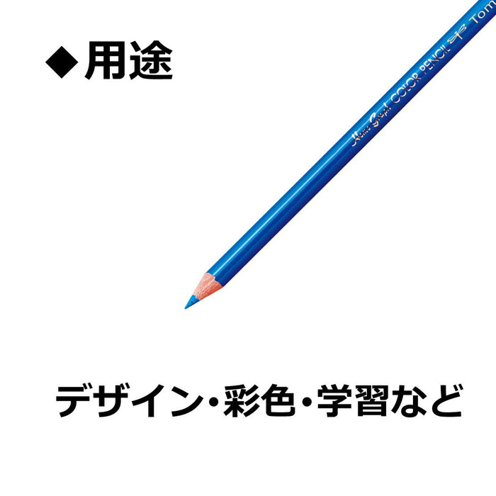 Tombow 彩色铅笔 1500 支装 12 支装单色蓝色 - 1500-15 系列