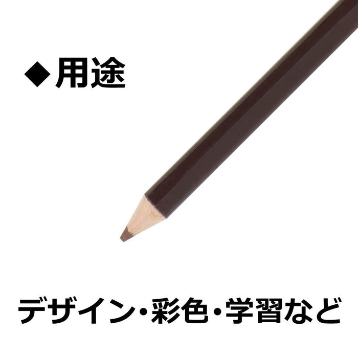 Tombow 1500 棕色彩色铅笔 12 支装 单色 1500-31