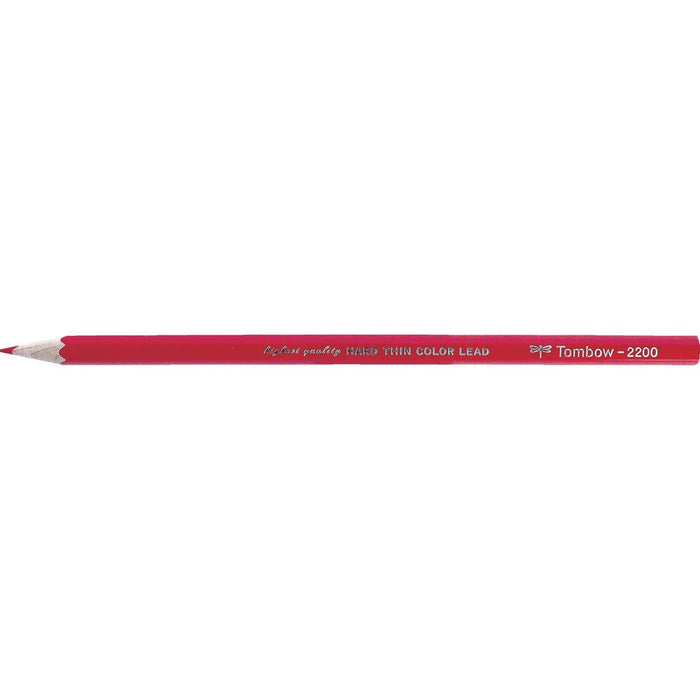 Tombow 2200-25 Hard Red Colored Pencils Pack of 12