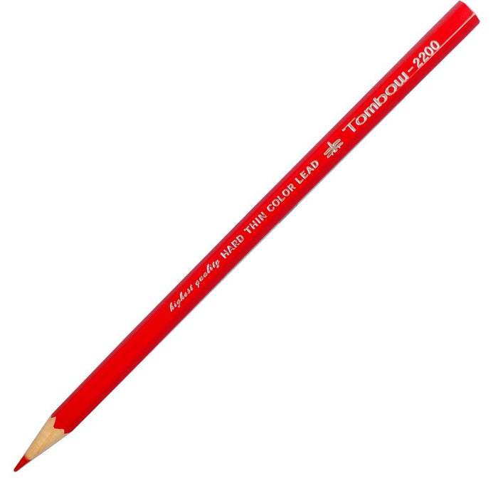 Tombow 2200-25 Hard Red Colored Pencils Pack of 12