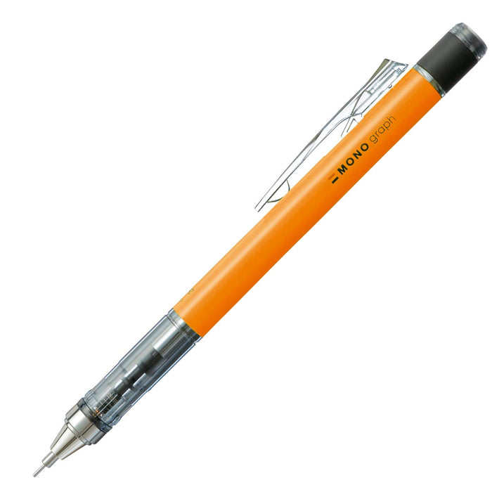 Tombow Mono Monograph 0.5 Mechanical Pencil in Neon Orange