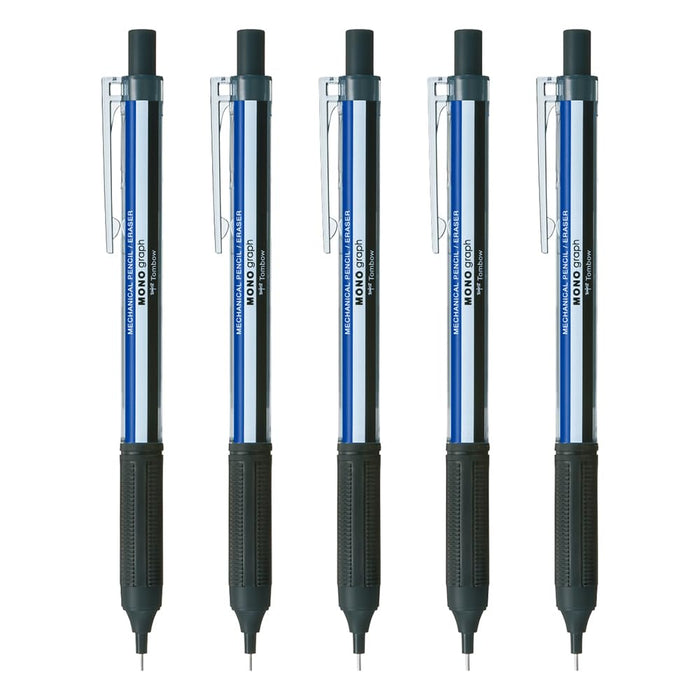 Tombow Monograph Light 0.5mm Mechanical Pencil Mono Color Pack of 5