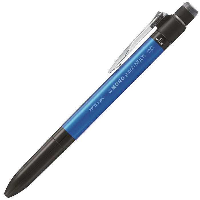 Tombow Mono Monograph Multi Blue Multifunctional Pen 2 with Eraser CPA-161D