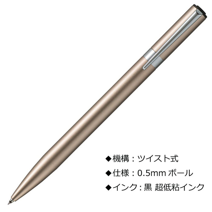 Tombow Zoom L105 香槟金圆珠笔 0.5 油性墨水