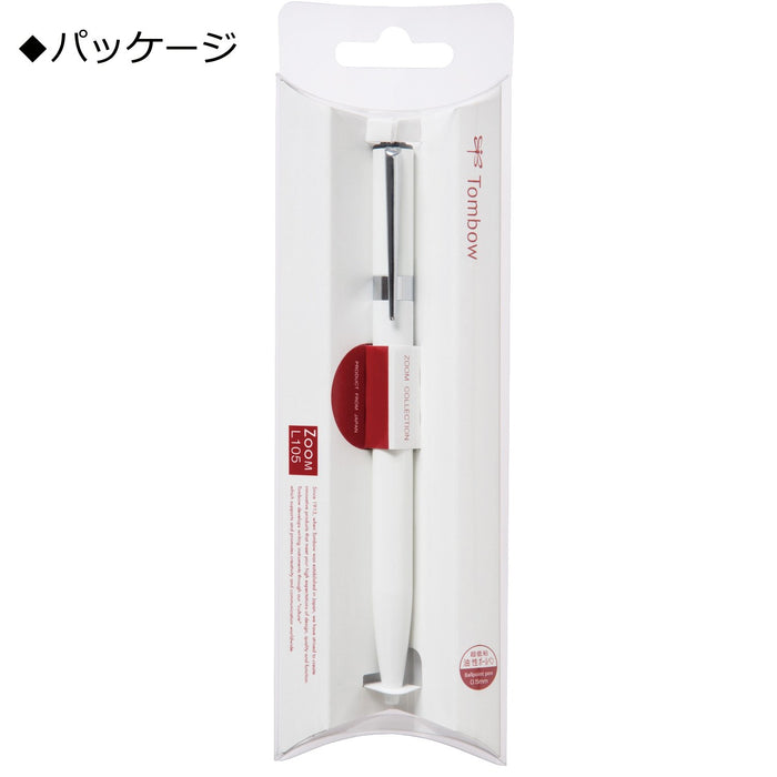 Tombow Zoom L105 0.5mm 白色油性圆珠笔 - Tombow FLB-111G