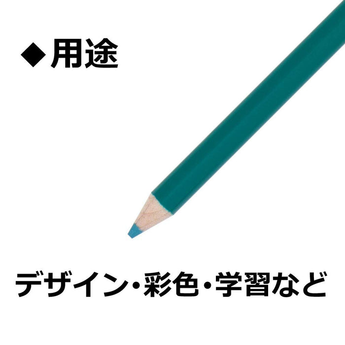 Tombow 1500 蓝绿色彩色铅笔 12 支装