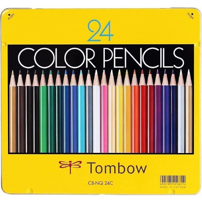 Tombow Colored Pencils NQ Set of 24 Diverse Shades CB-NQ24C