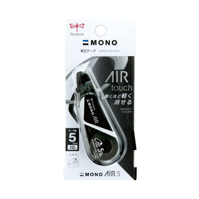 Tombow Mono Air Correction Tape 5mm Full Black Pack of 5