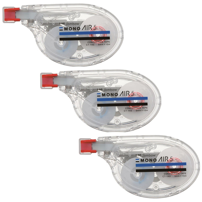 Tombow Mono Air Correction Tape 5mm Horizontal Pull 3 Piece Set