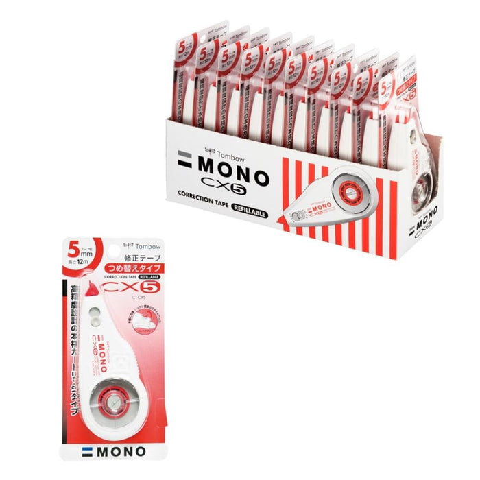 Tombow Mono CX 修正帶 5mm - 10 件套 CT-CX5-10P