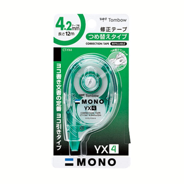 Tombo 3 件装单色铅笔修正带 Tombow Mono Yx 4.2 毫米 Kcc-344