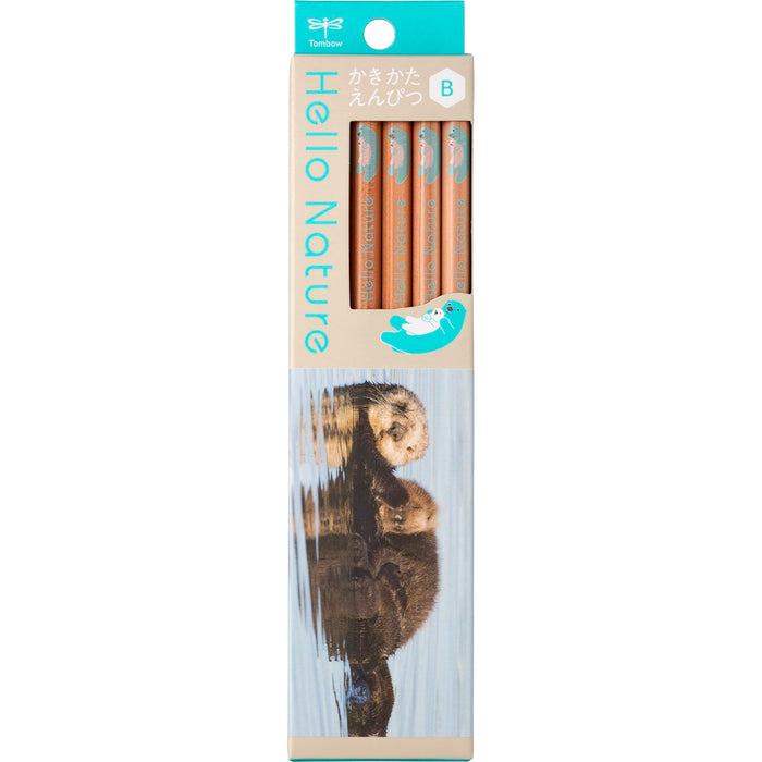 Tombow Hello Nature Sea Otter Drawing Pencil B Kb-Khnst2-B Series