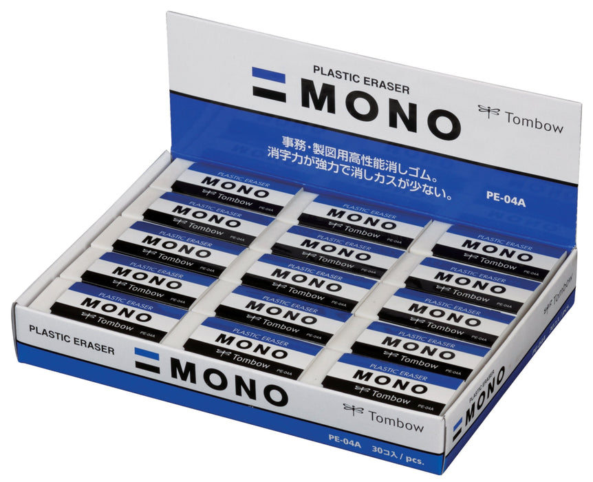 Tombow Mono 铅笔橡皮擦 30 件装 型号 PE-04A-30P