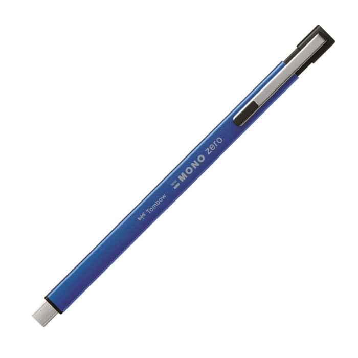 Tombow Mono Zero Square-Shaped Metal Pencil Eraser in Blue