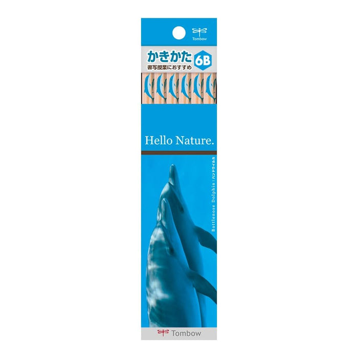 Tombow Dolphin 4B Hello Nature Pencils Pack of 12