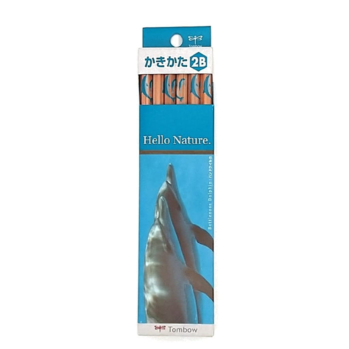 Tombow Hello Nature 2B Dolphin Drawing Pencils Pack of 12