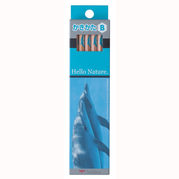 Tombow Dolphin B Pencil for Drawing Hello Nature Edition Pack of 12