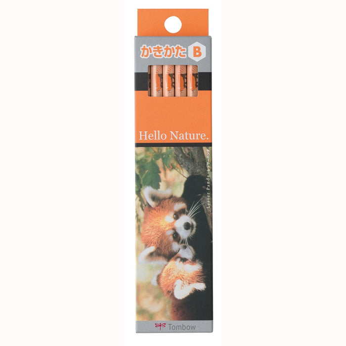 Tombow Hello Nature B Red Panda Drawing Pencil Pack of 12