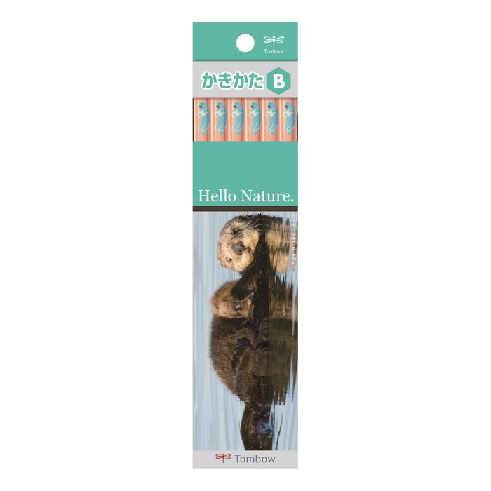 Tombow Hello Nature B Drawing Pencil - Sea Otter Design Pack of 12