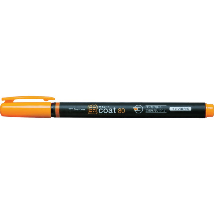 Tombow Fluorescent Orange Highlighter Pencil Coated 80 Wa-Sc93