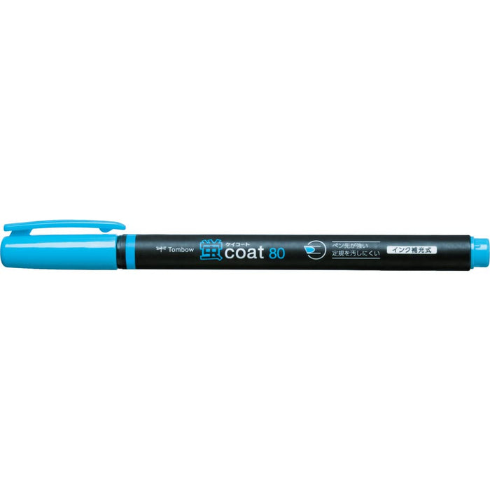 Tombow Sky Blue Fluorescent Pencil Highlighter 80 Coat Model Wa-Sc96