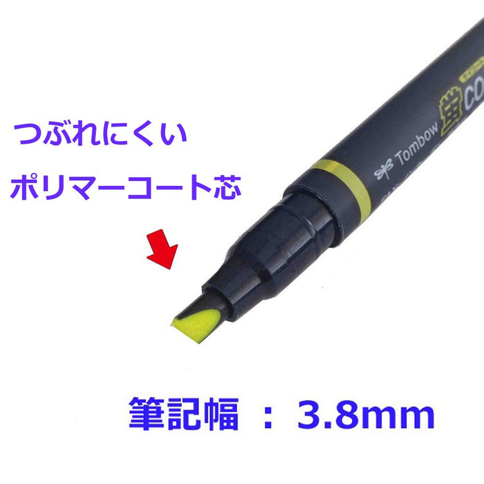 Tombow 荧光黄铅笔荧光笔涂层 80 - Wa-Sc91 型号