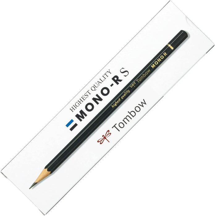 Tombow Mono R 4B 鉛筆套裝 - 12 件裝，採用耐用塑膠盒