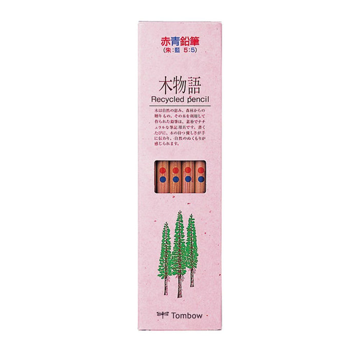 Tombow 朱紅色藍色和紅色鉛筆樹的故事 1 打裝